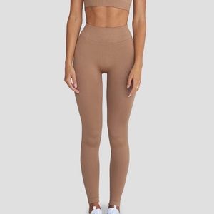 Cropshopboutique CSB Isabella Mathers nude collection leggings size Medium NWT